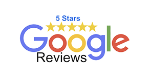 5-star Google Reviews badge representing excellent customer satisfaction