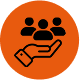 Secure home icon with lock – representing residential security services by 3B Security Inc.