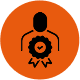 Shield and gear icon – symbolizing advanced security system integration by 3B Security Inc.